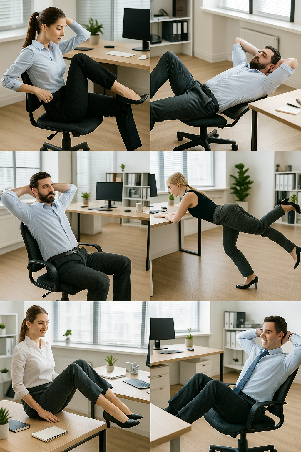 사무실 복무 운동