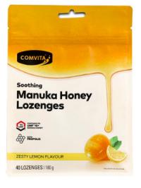 콤비타 UMF 10플러스 마누카꿀 로젠지 프로폴리스 레몬 사탕 180g, 1개