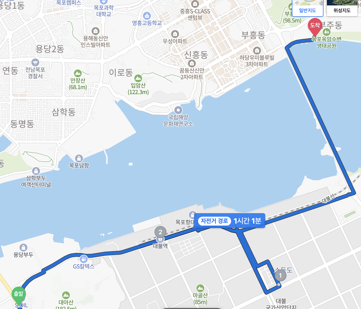 영암 영산호 자전거길