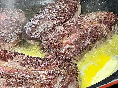 스테이크 맛있게 굽는법 초간단 5분 레시피