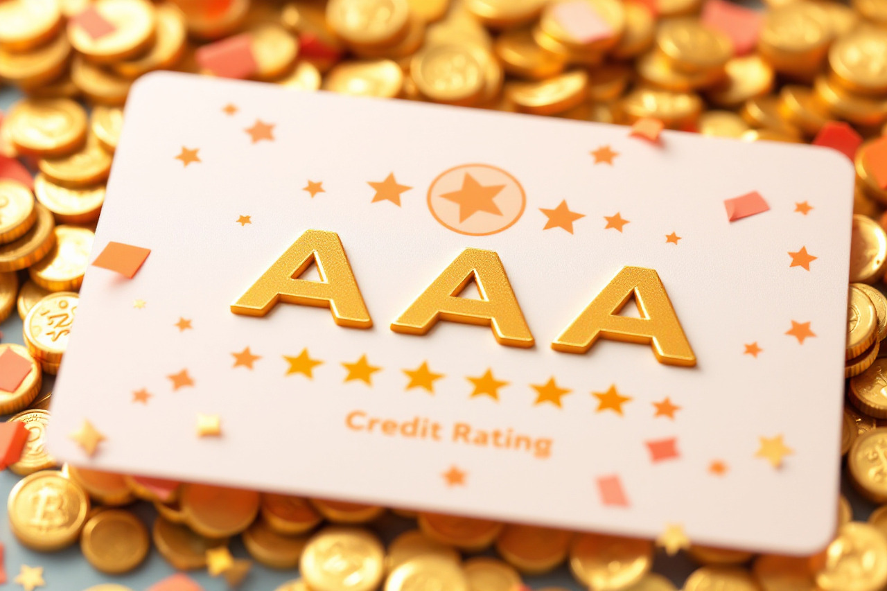 높은 신용등급 선택