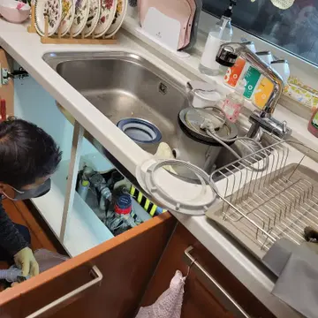 씽크대 뚫음