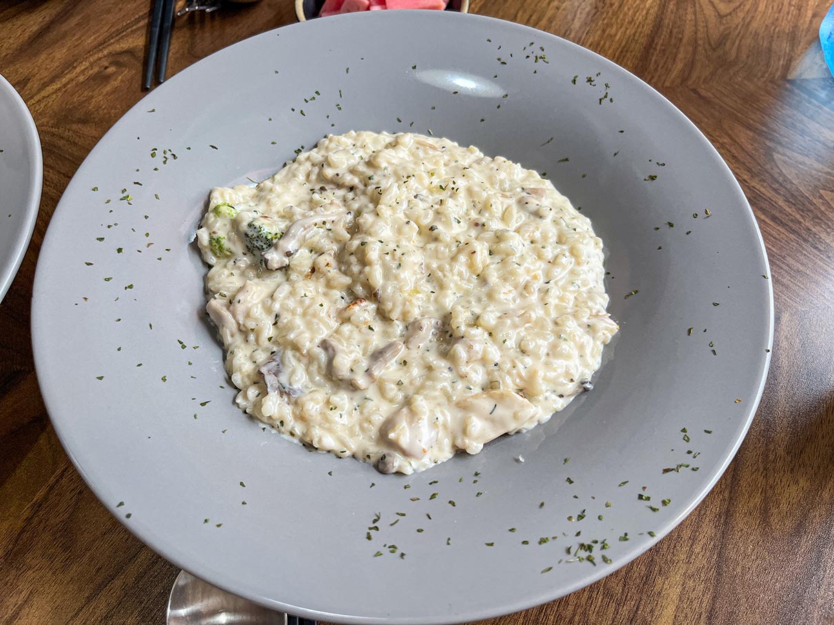 경성수라간 치킨 크림 리조또