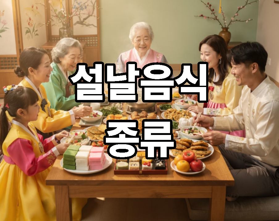 설날음식 종류