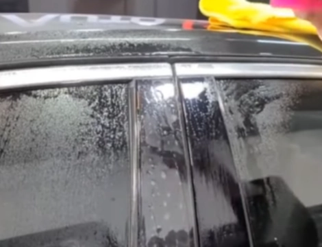 블랙 하이그로시 B필러 PPF 시공