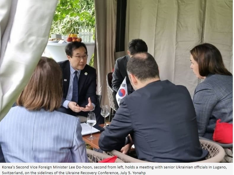 한국-우크라이나, 전후 복구 문제 논의