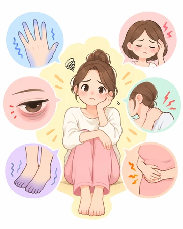 혈액순환 저하로 나타날 수 있는 신체 변화8