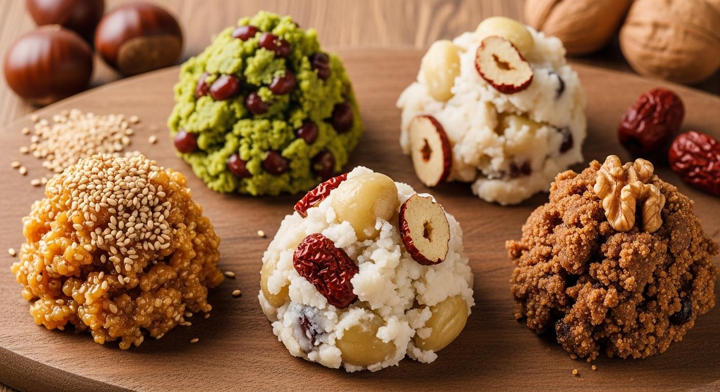 송편 속재료 만들기