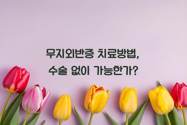 무지외반증 치료방법
