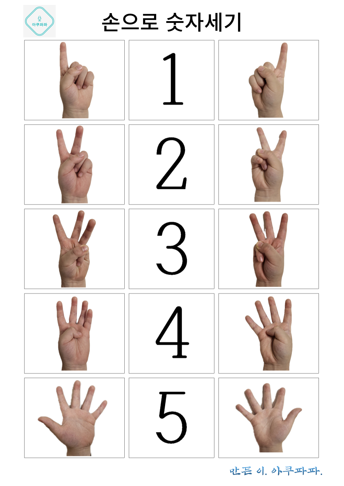 한 자릿 수 셈 기초