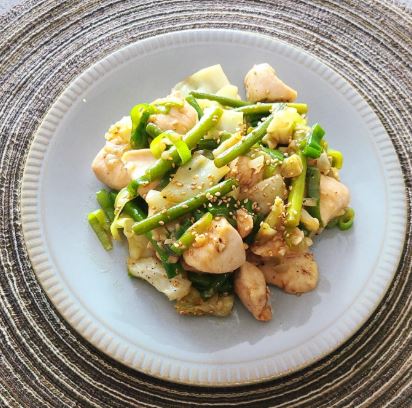 닭가슴살 양배추 볶음