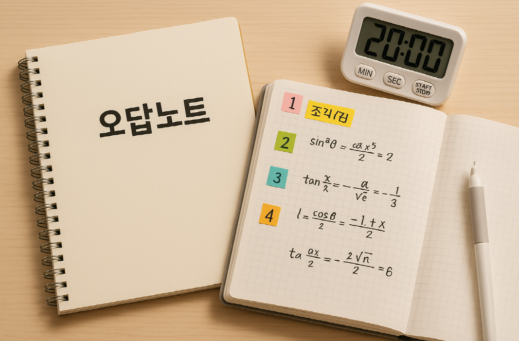 오답노트 예시
