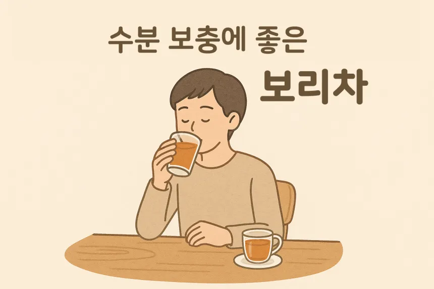 물 대신 마실 수 있는 차
