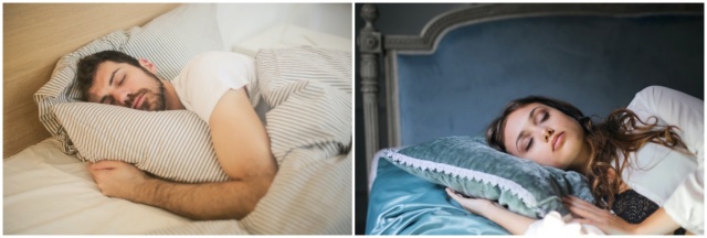 잠자는 사람들 사진