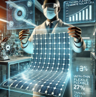 페로브스카이트 탠덤, 초박막 유연성 태양 전지