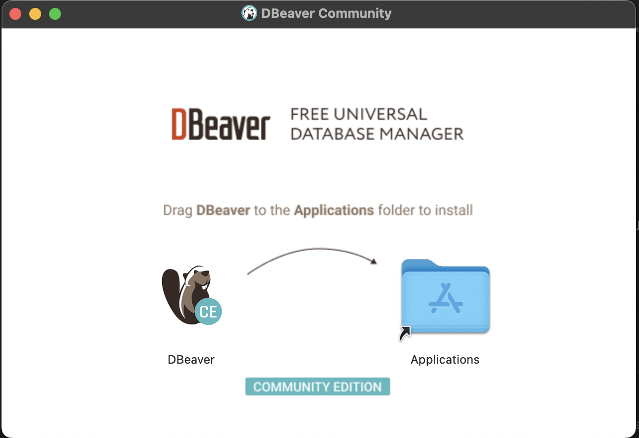 DBeaver 설치 - 맥북M1