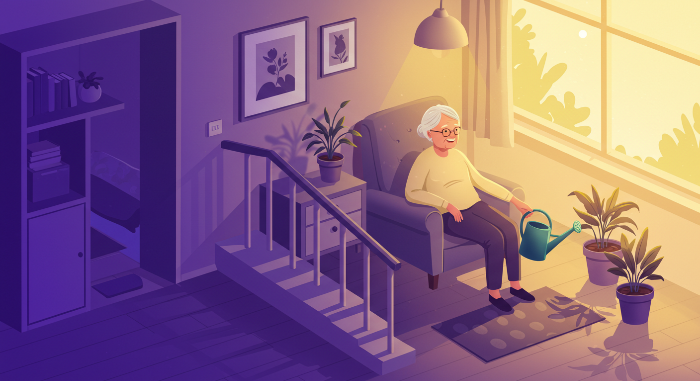 시니어 건강 - 낙상방지