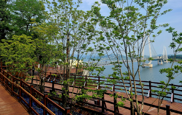 탑정호 출렁다리