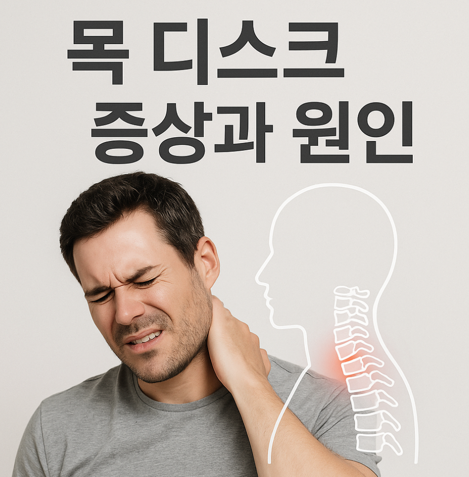 목 디스크 증상 과 원인
