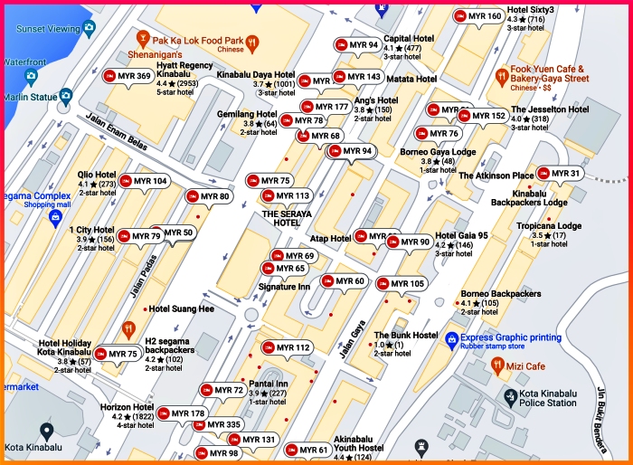 코타키나발루 숙소 가격