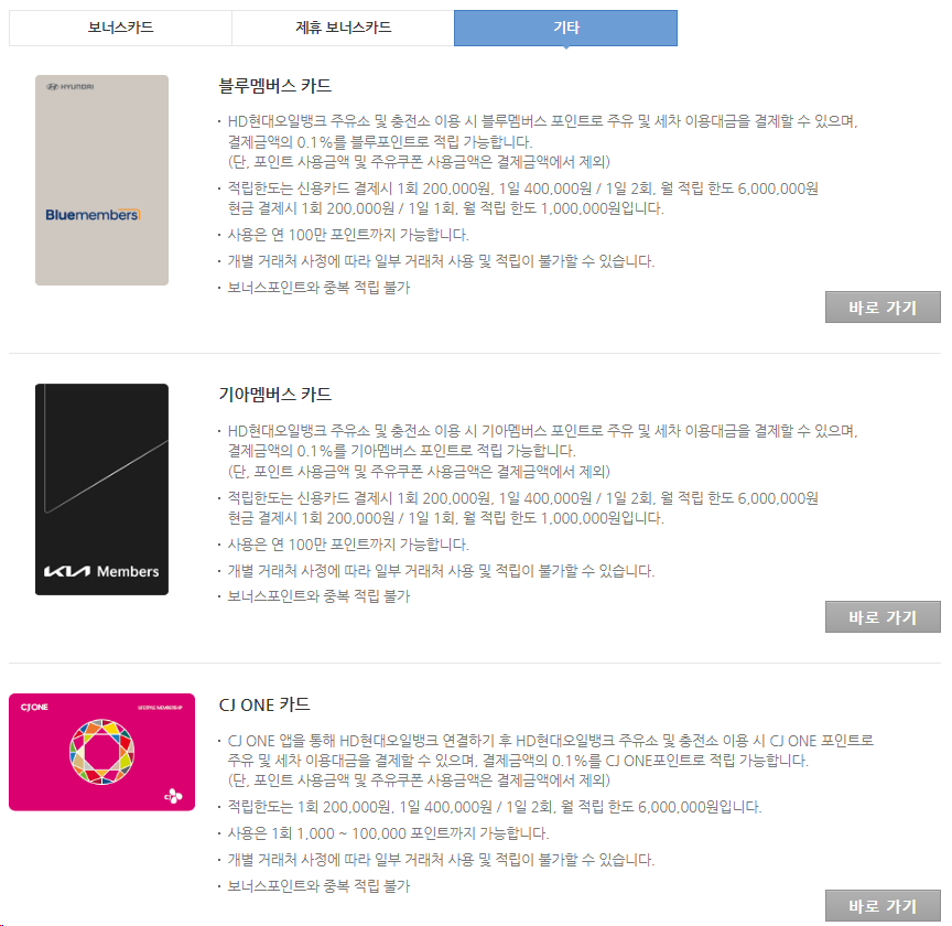 현대오일뱅크 보너스카드 사용하는 꿀팁 총 정리(a.k.a 주유소 포인트카드 알차게 사용하기)