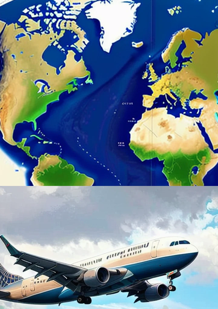 미국, 영국 비행기 시간 비교