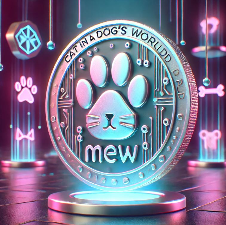 캣인어독스월드(MEW) 코인 이미지화