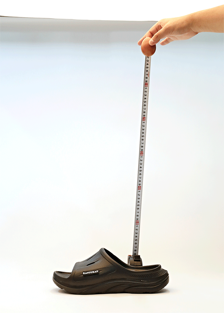 KQOR90 플러시 쿠션 리커버리 2타입 슈즈 - 쿠셔닝 실험