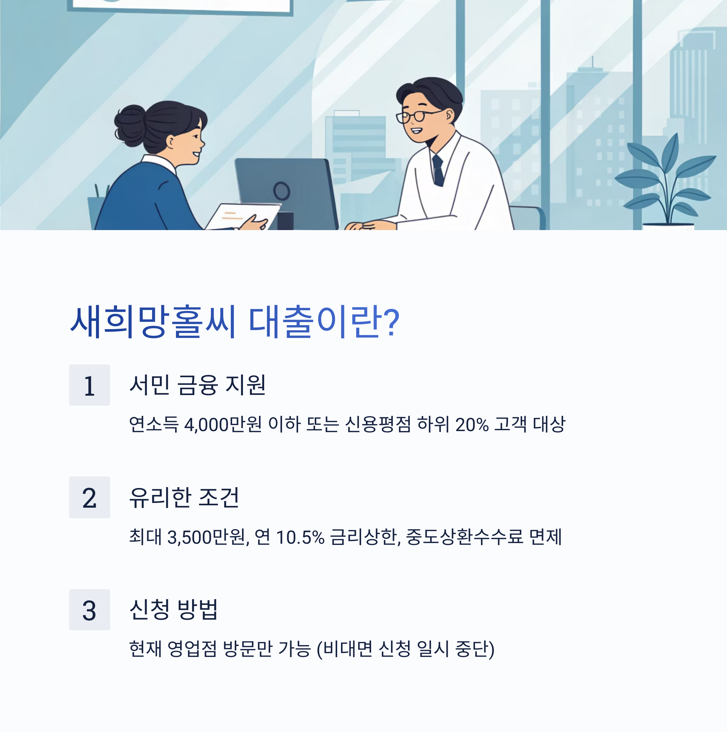 국민은행 새희망홀씨