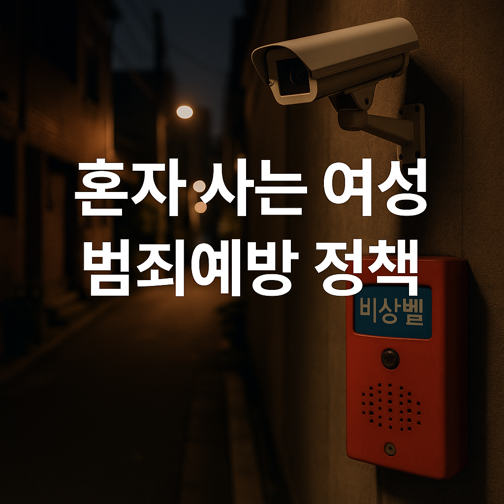 혼자 사는 여성을 위한 범죄예방 정책 분석