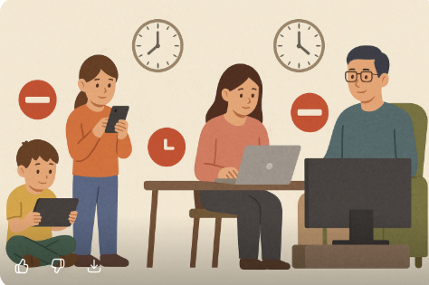 연령별 미디어 사용 제한 시간, 정말 얼마나 해야 할까? (2025 최신 가이드라인 &amp; 가정 실천법) 관련 사진