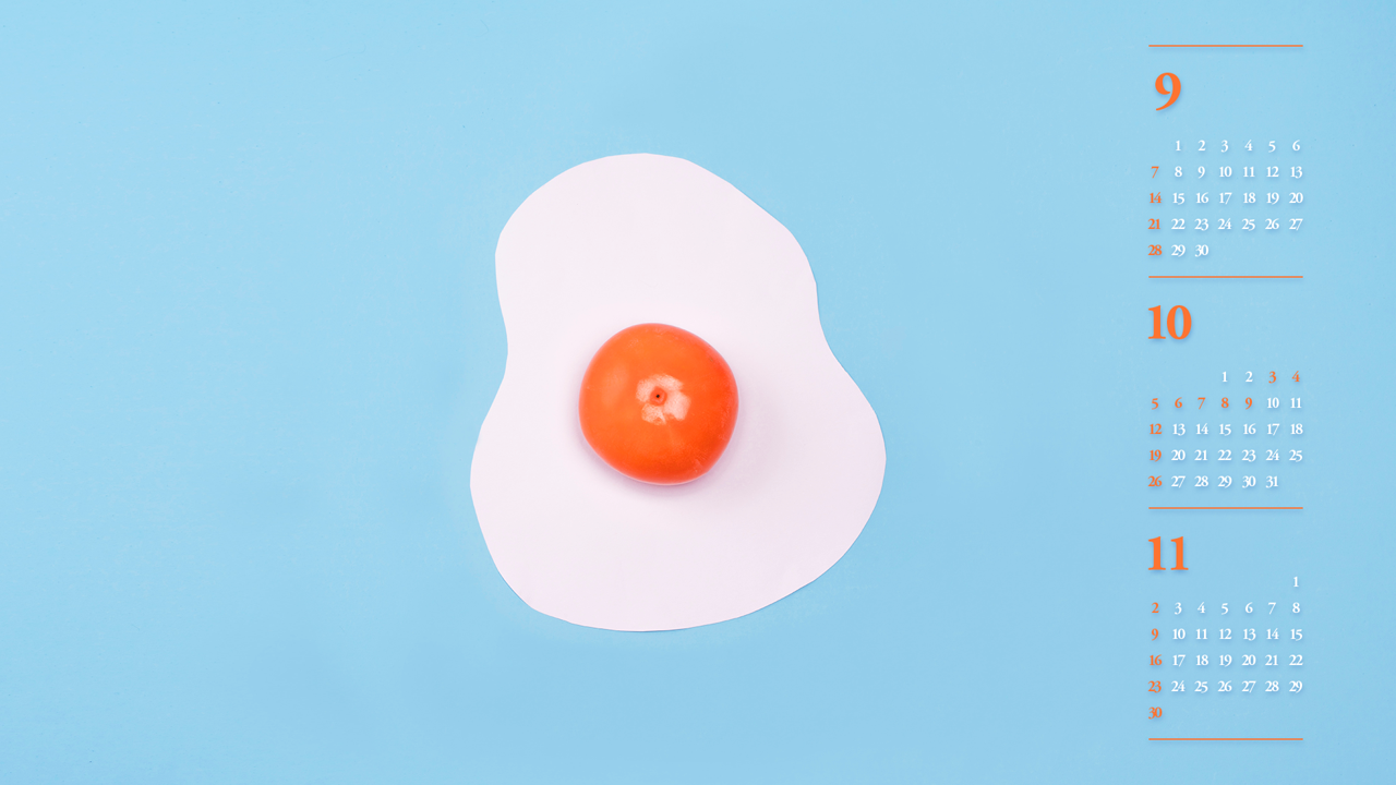 04 홍시 B - 2025년10월 노트북배경화면