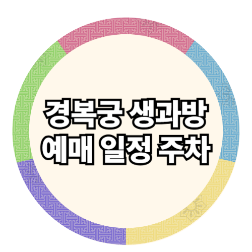 2025 경복궁 생과방 체험 프로그램 예약 가격 취소표 예매팁