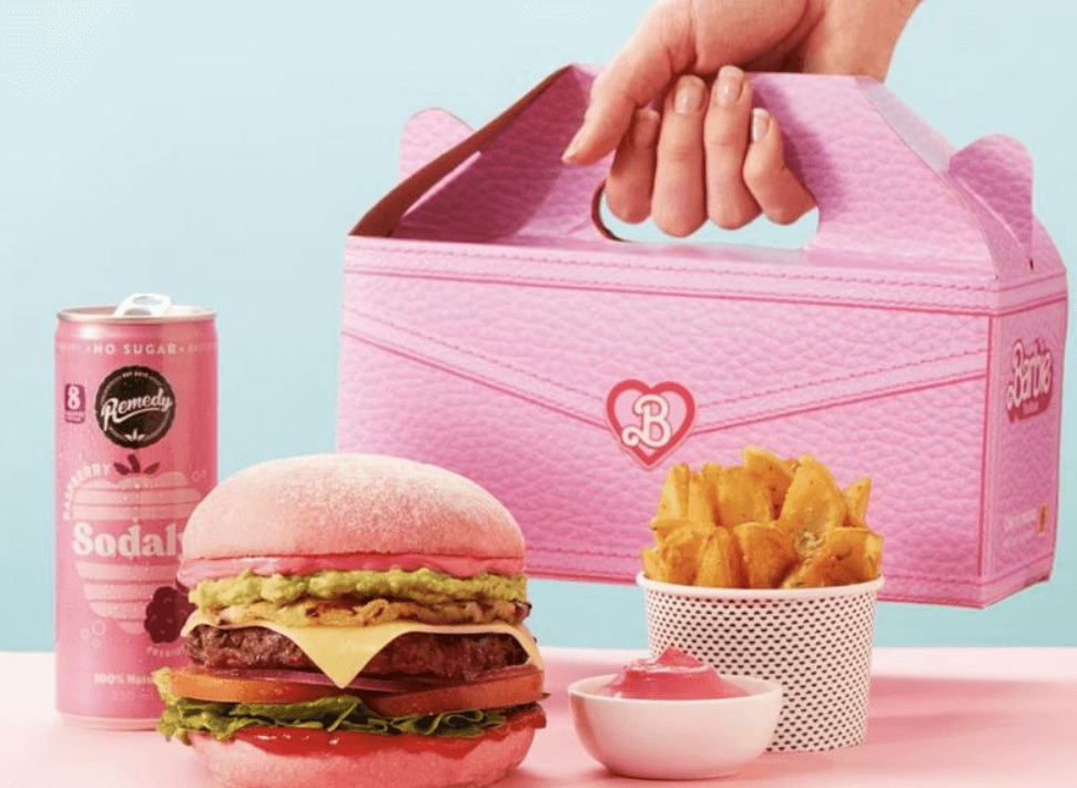 바비 핑크 버거 그릴디