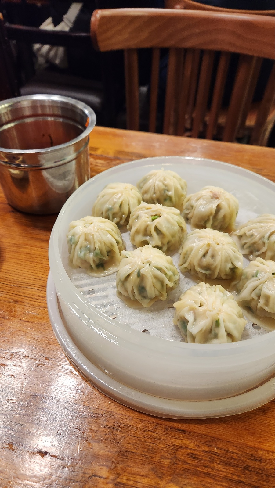 만두와 김치 사진