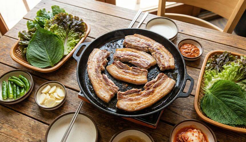 고지혈증 환자가 고민하는 삼겹살 구이