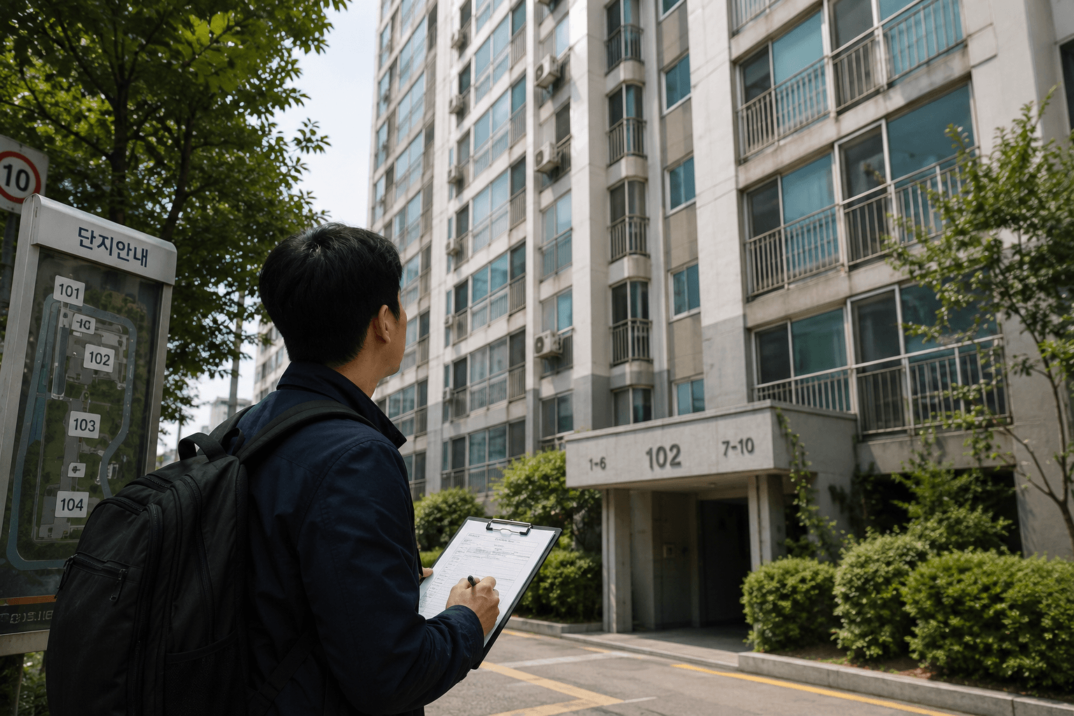 아파트 현장조사 사진