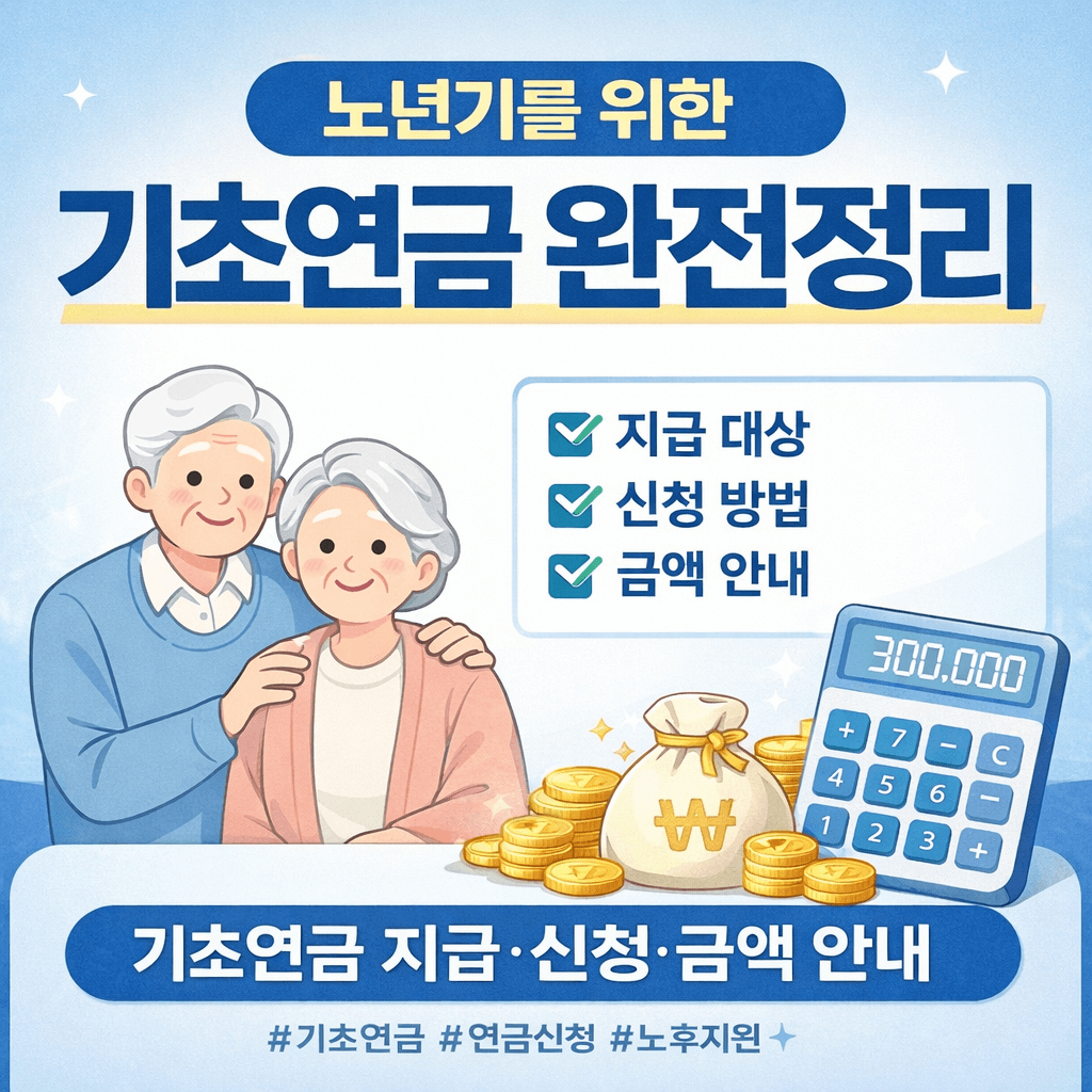 노년층 기초연금 안내: 지급 대상, 금액, 신청 방법-썸네일