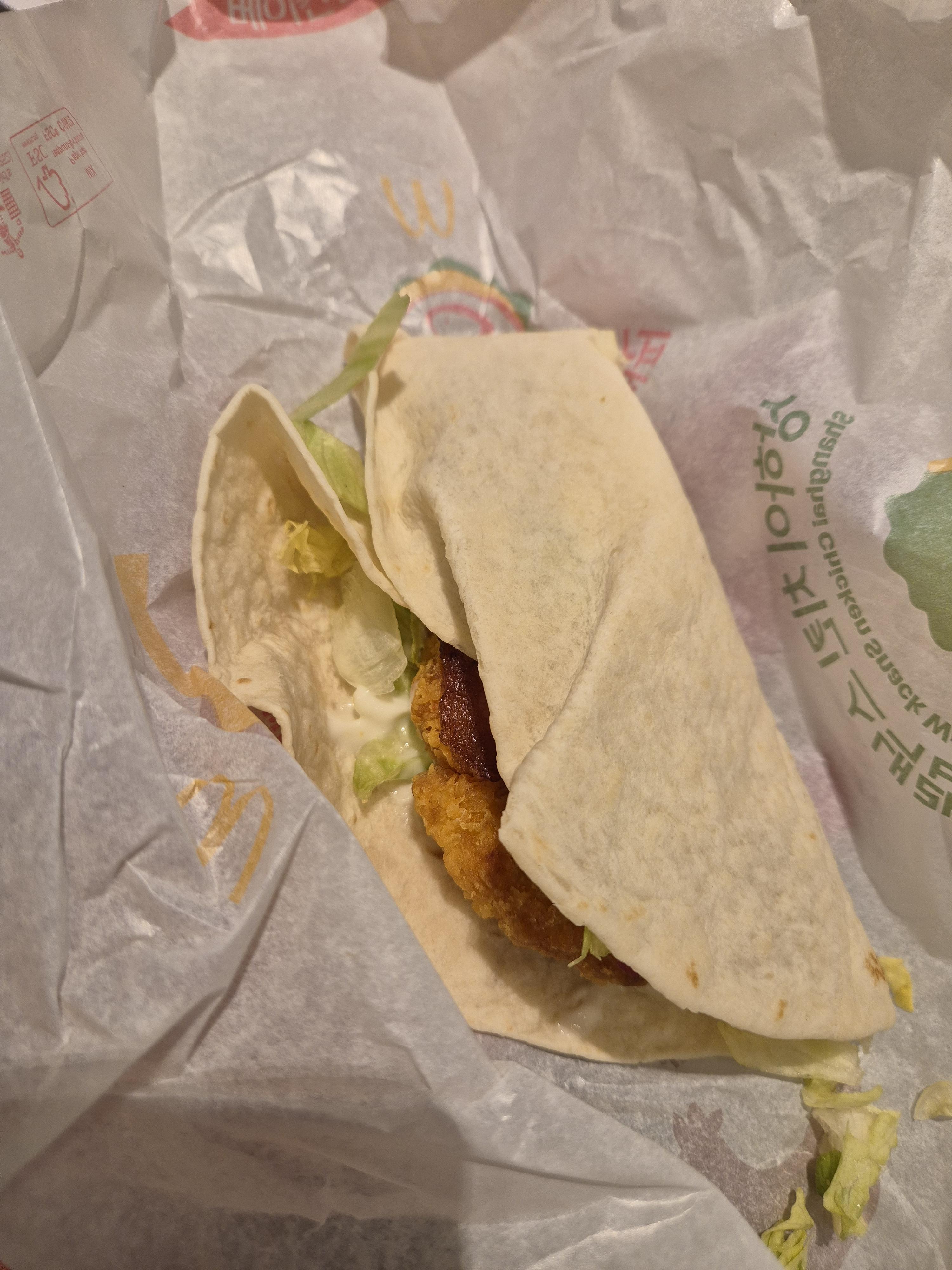 맥도날드 스낵랩