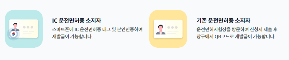 모바일 운전면허증 발급 받기