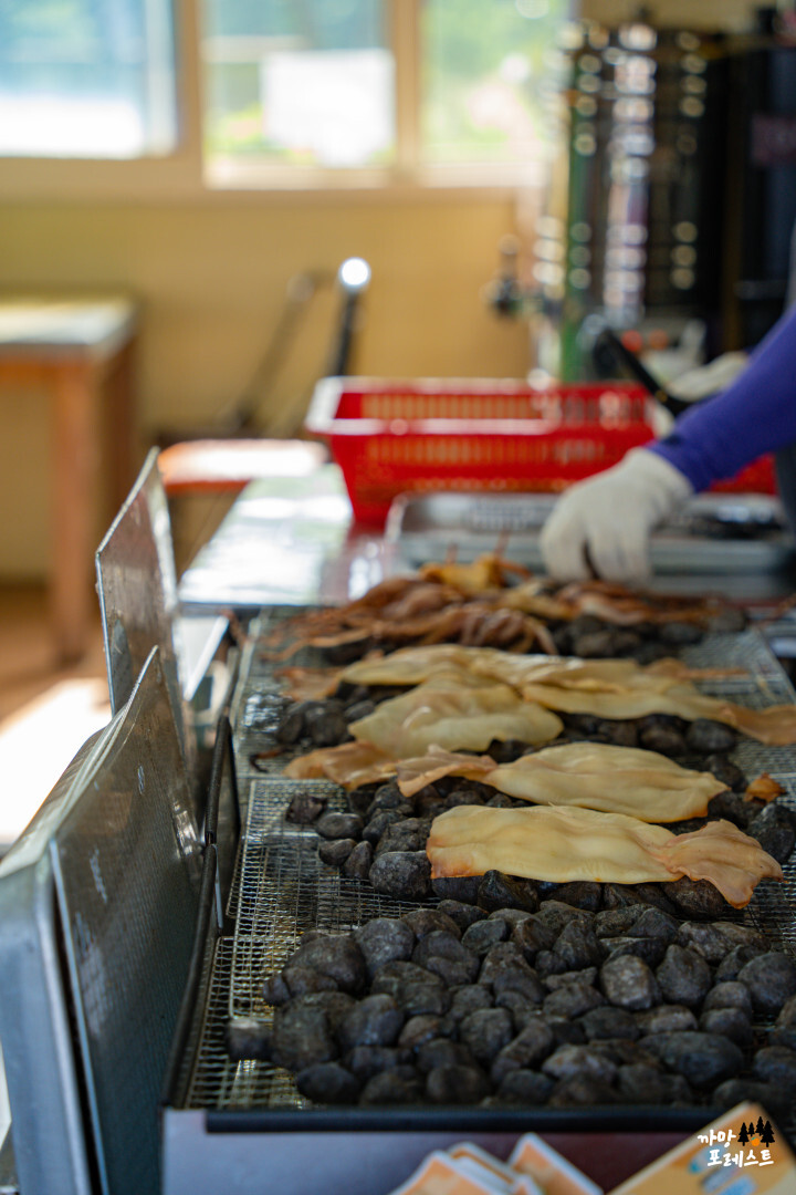 목화 휴게소 맥반석 오징어