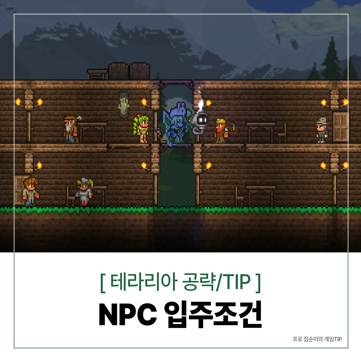테라리아 주민 입주조건