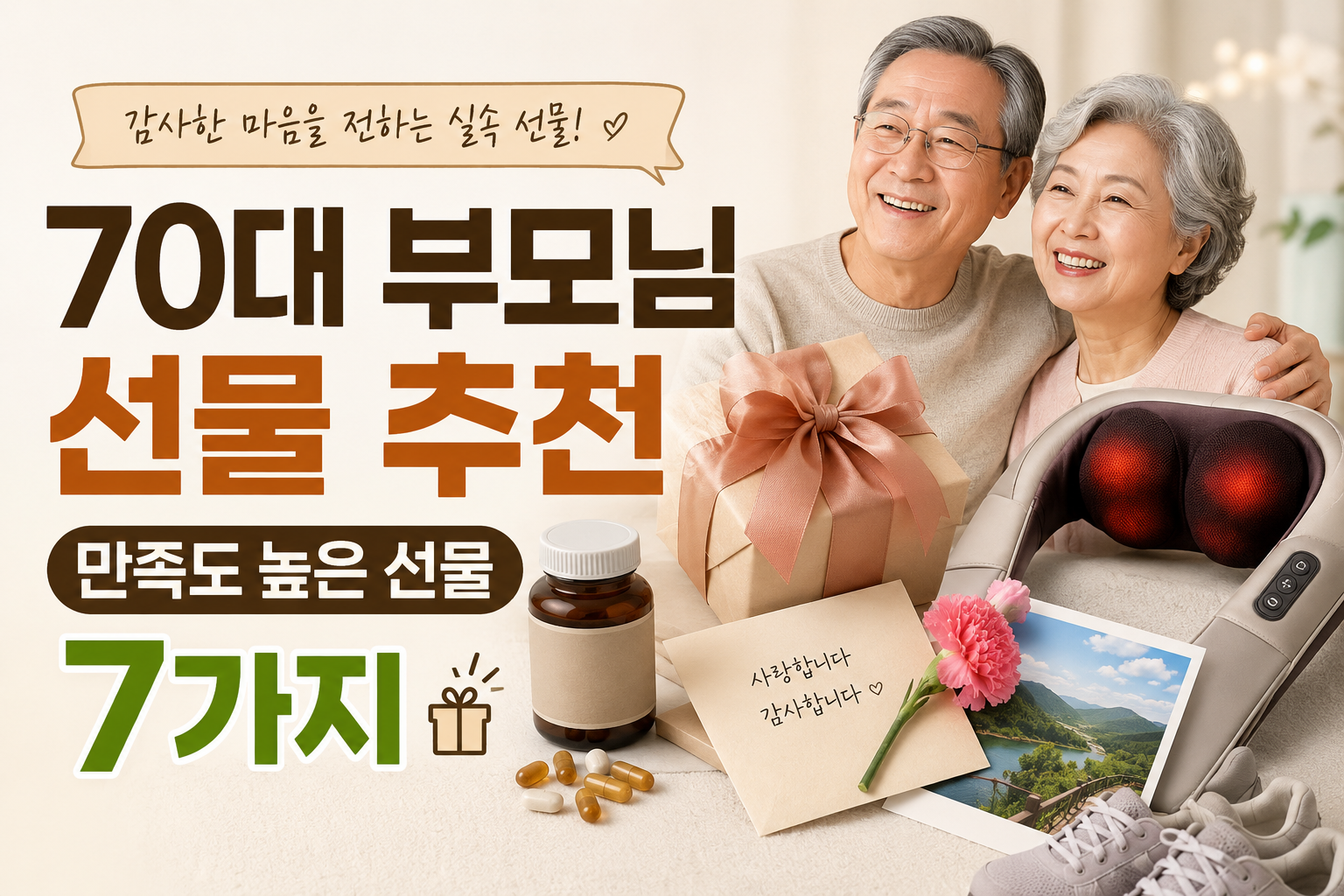 70대 칠순 선물 추천 7가지
