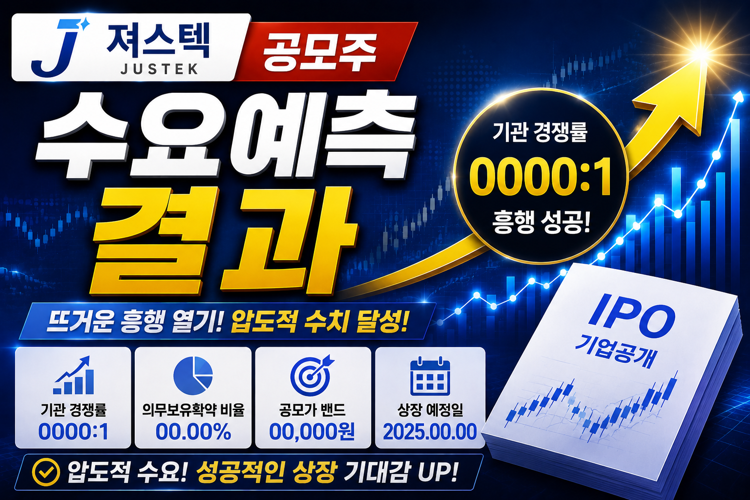져스텍 공모주 수요예측결과 분석