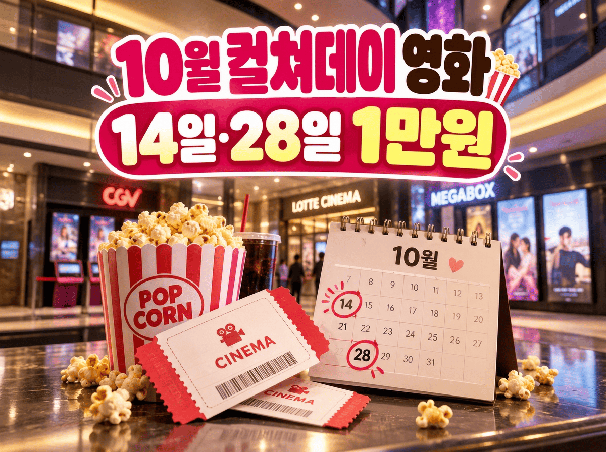 10월 14일&middot;28일과 1만원을 강조한 대표 이미지