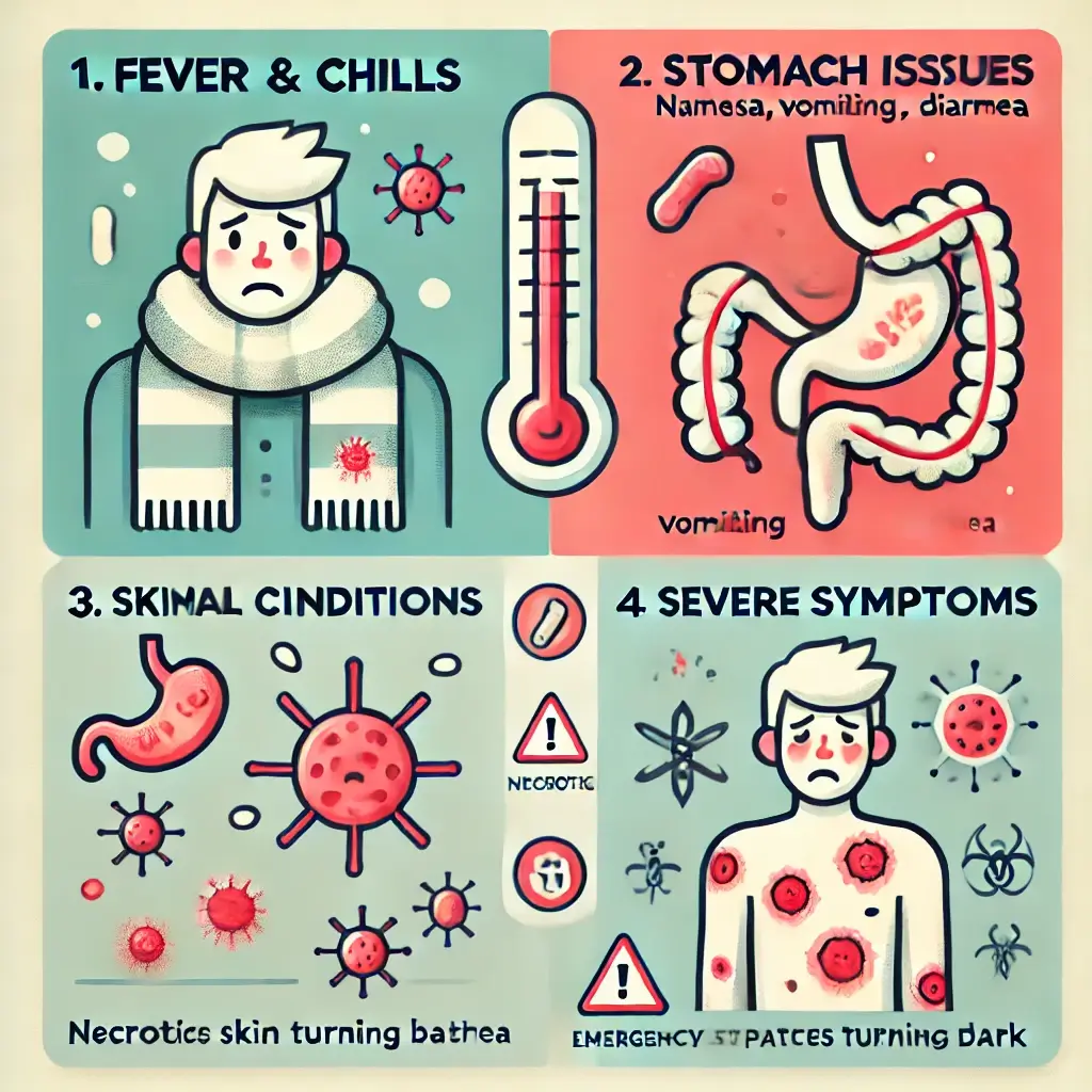 비브리오패혈증의 증상