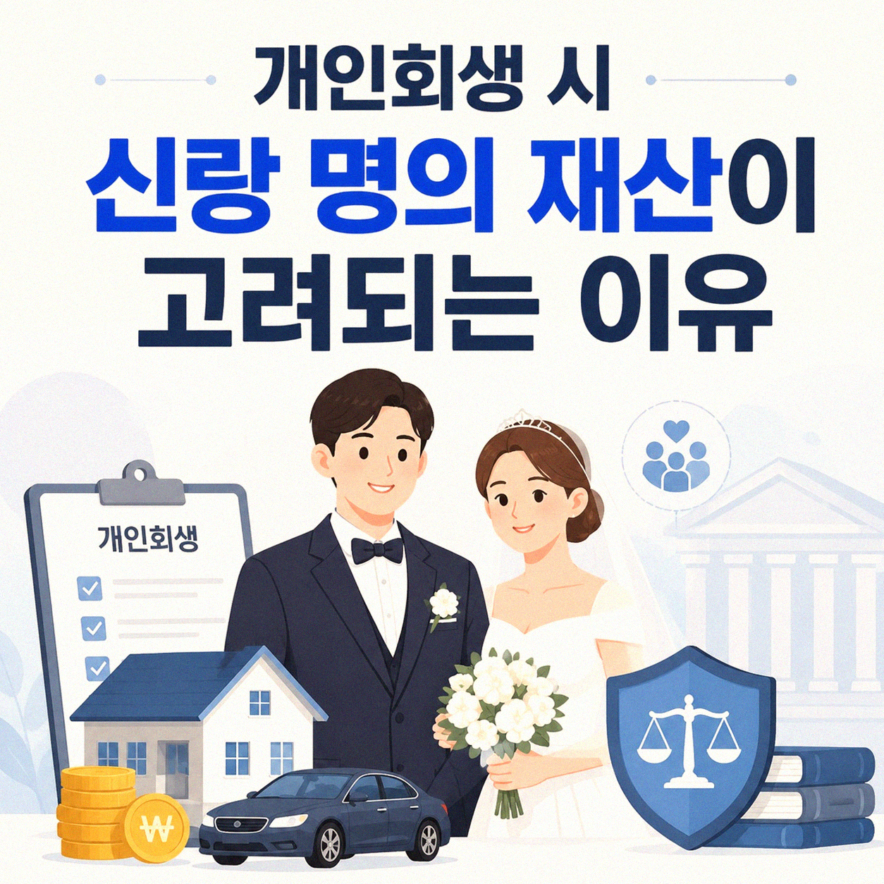 개인회생 소득, 신랑 명의 재산으로도 영향받을까
