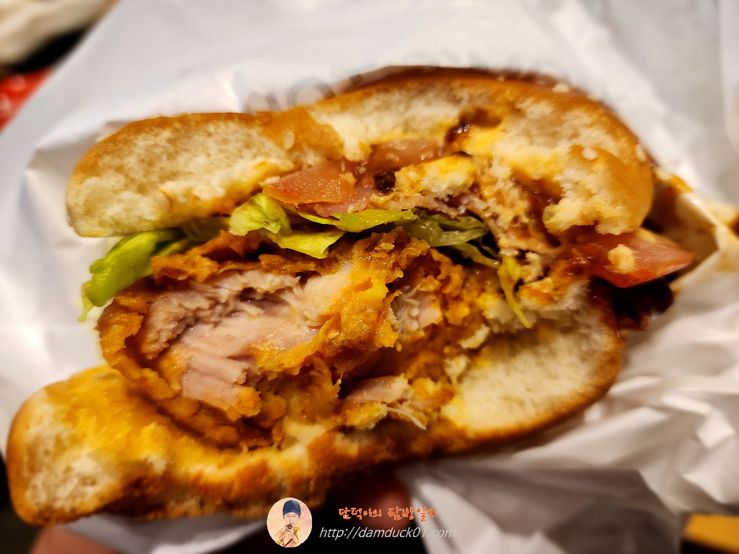 텍사스바베큐치킨버거