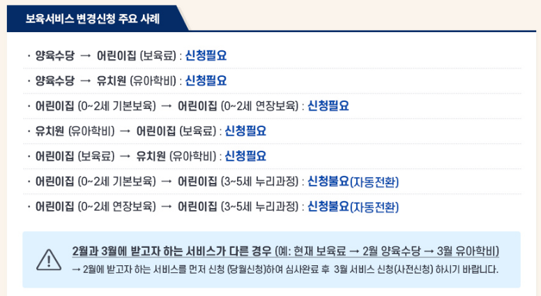 영유아 보육 서비스