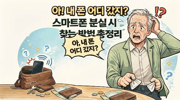 아!내 폰 어디갔지? 스마트폰 찾는 방법